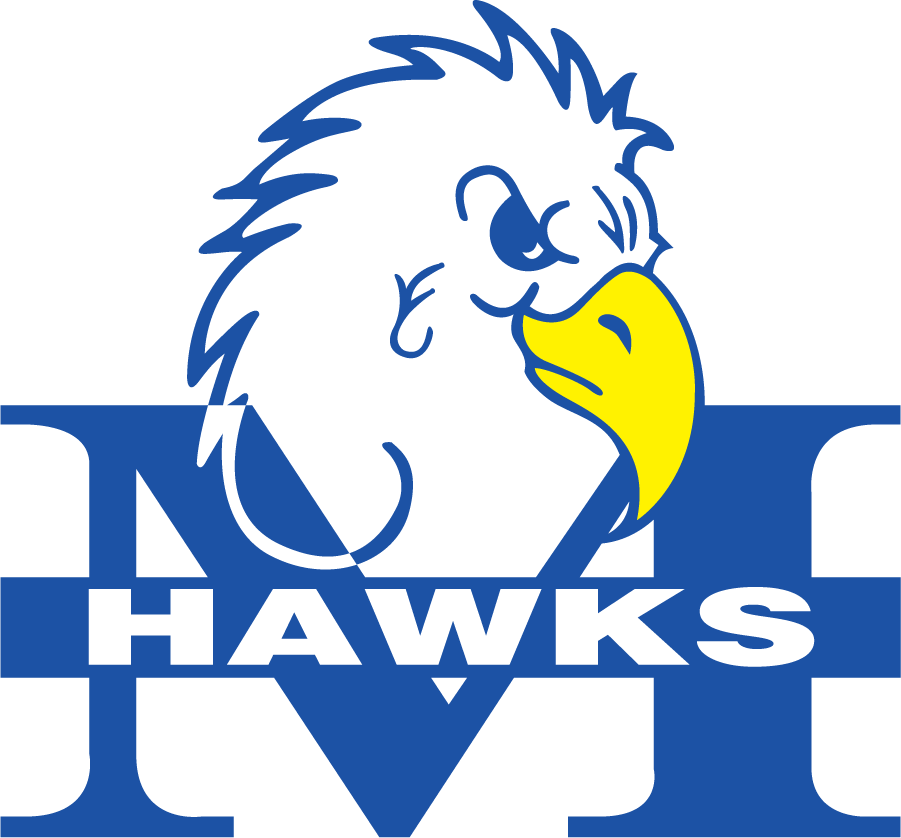 Monmouth Hawks 1993-2003 Primary Logo iron on transfers for T-shirts